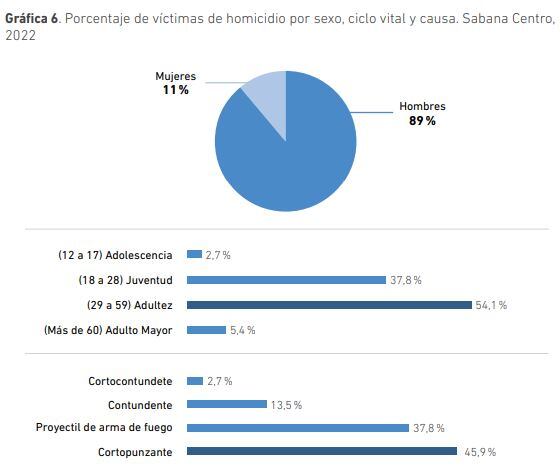 Caracterización homicidios Sabana Centro