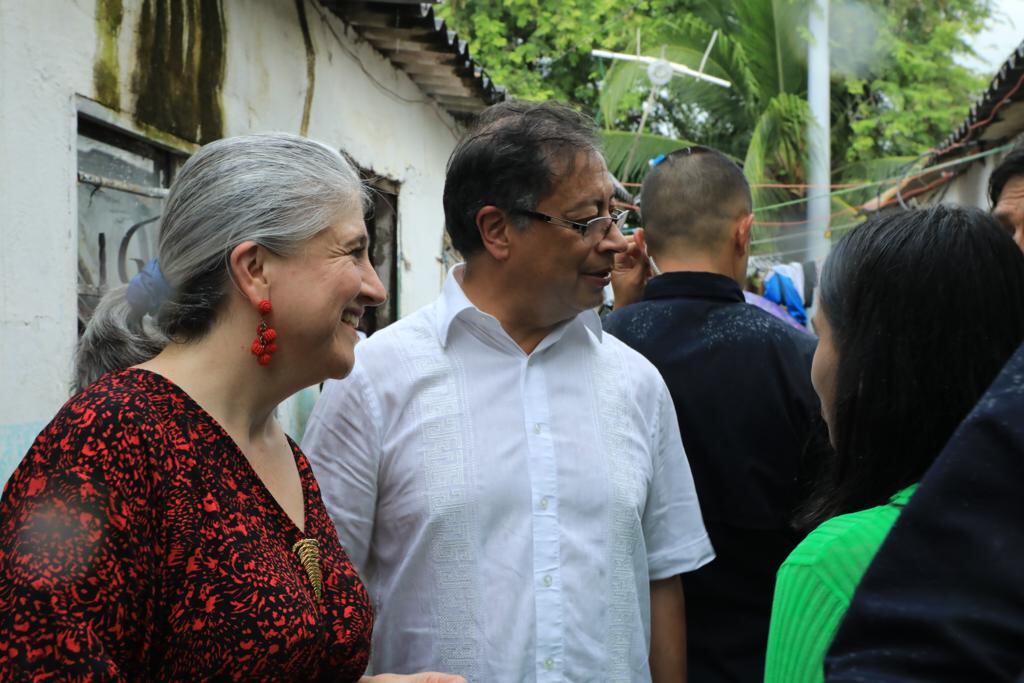 Ministra de vivienda Catalina Velasco, Presidente Gustavo Petro