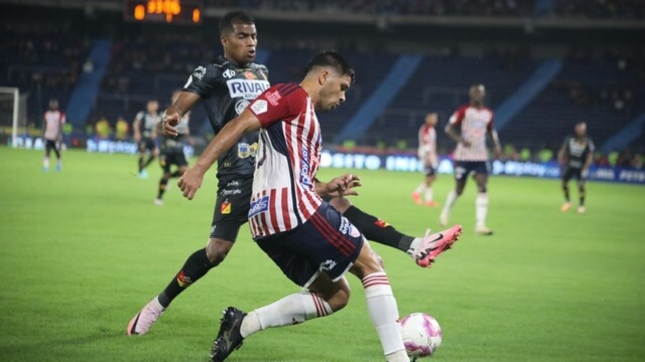 Imagen del partido entre Junior, y Deportivo Pereira, por la Liga BetPlay 2024-ll.