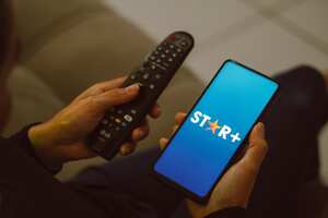 BRAZIL - 2023/07/13: In this photo illustration, the Star + (Star Plus) logo seen displayed on a smartphone. (Photo Illustration by Rafael Henrique/SOPA Images/LightRocket via Getty Images)