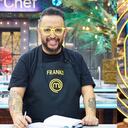 Franko Bonilla y Jorge Rausch, participante y jurado de MasterChef Celebrity.
