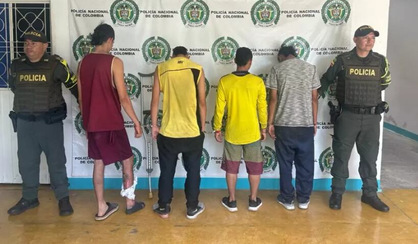 Capturados por robo en el Magdalena Medio.