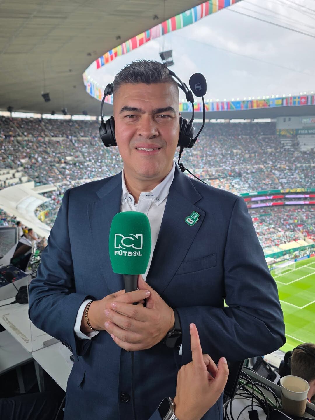 Eduardo Luis en la inauguración del Mundial 2026.