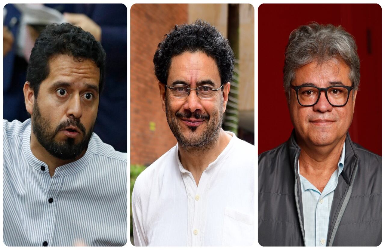 Alfredo Mondragón, Iván Cepeda y Wilson Arias