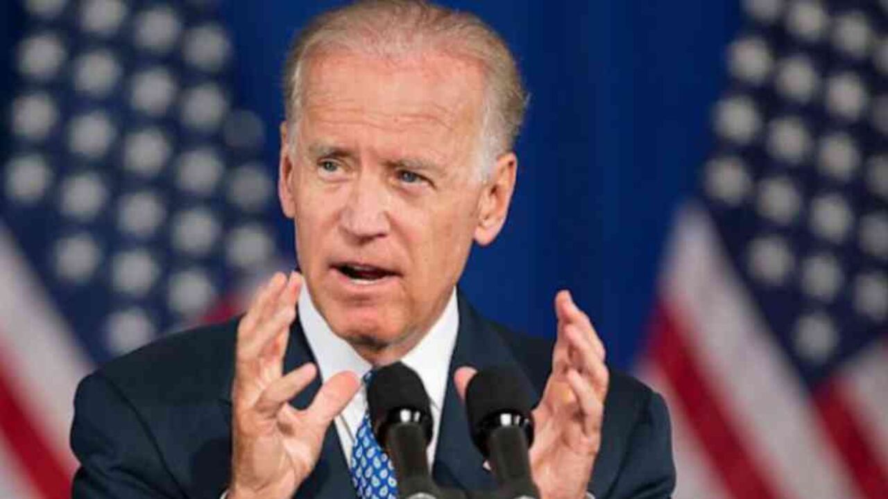 Exvicepresidente demócrata Joe Biden anuncia su candidatura a la Casa Blanca.