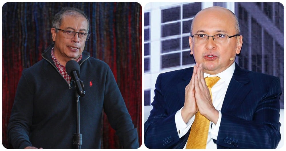 Gustavo Petro y Eduardo Montealegre.