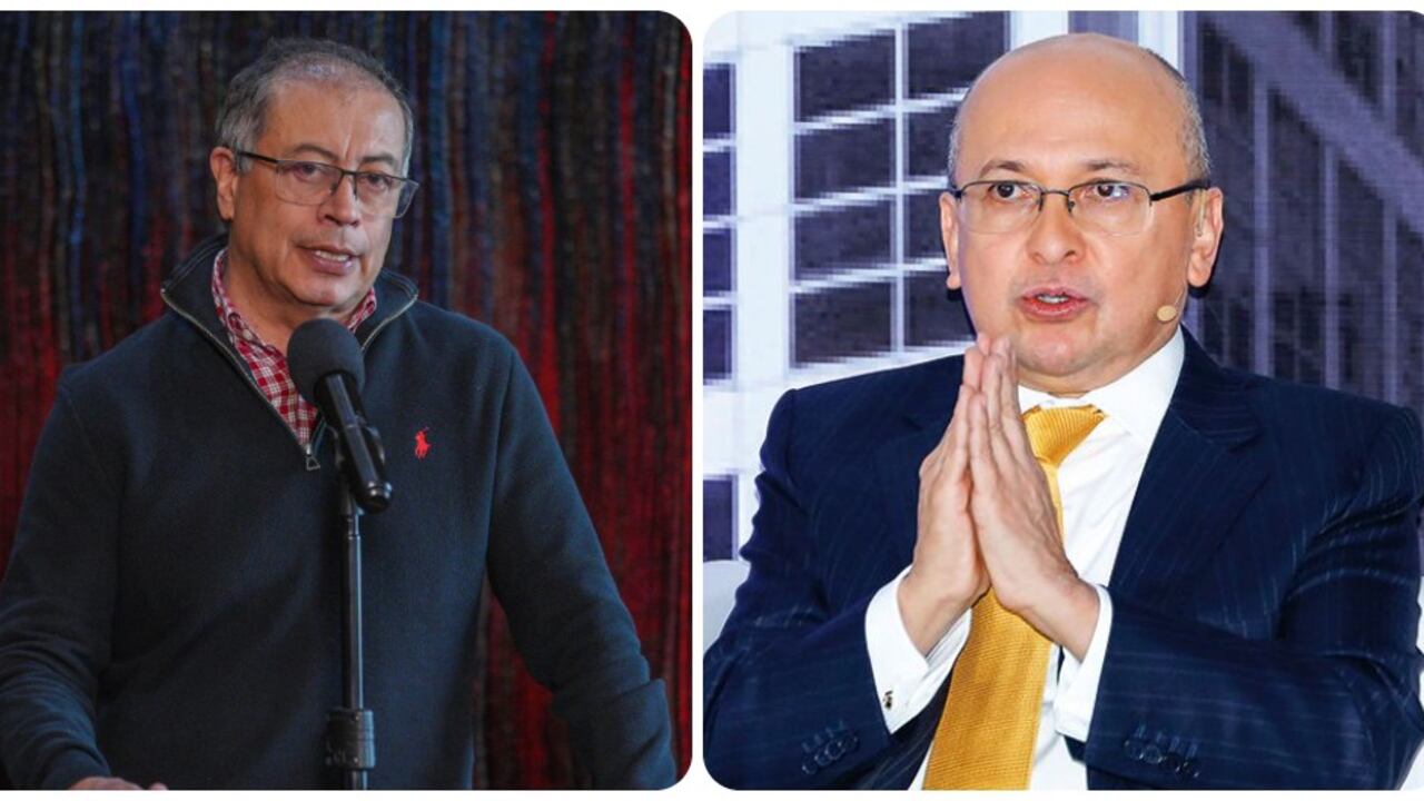 Gustavo Petro y Eduardo Montealegre.