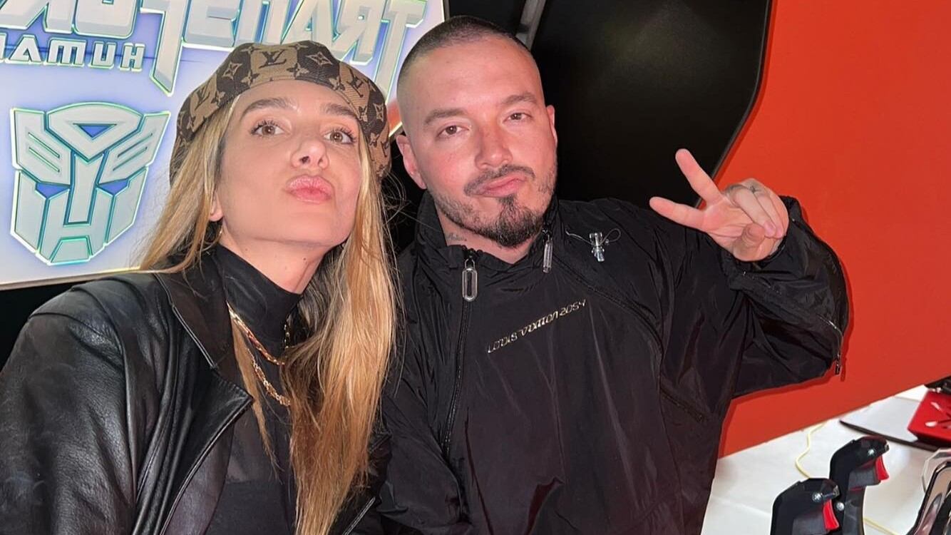 J Balvin y Valentina Ferrer