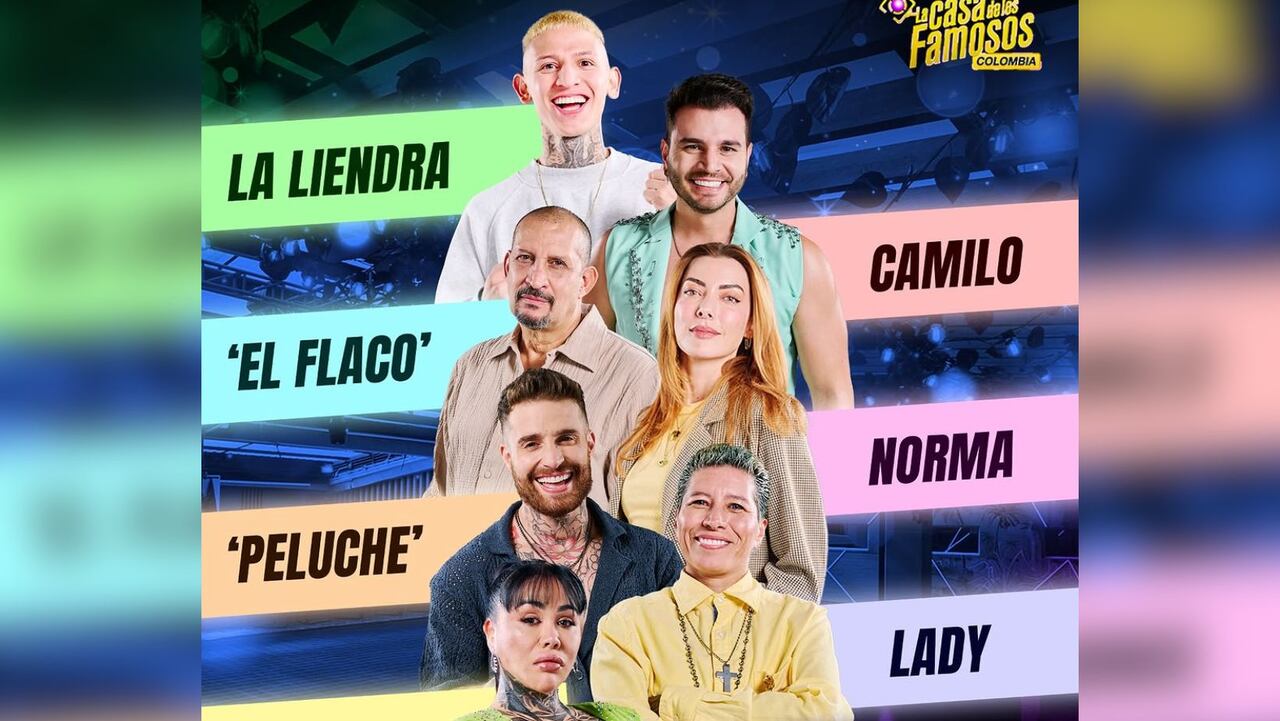 Nominados de 'La casa de los famosos'