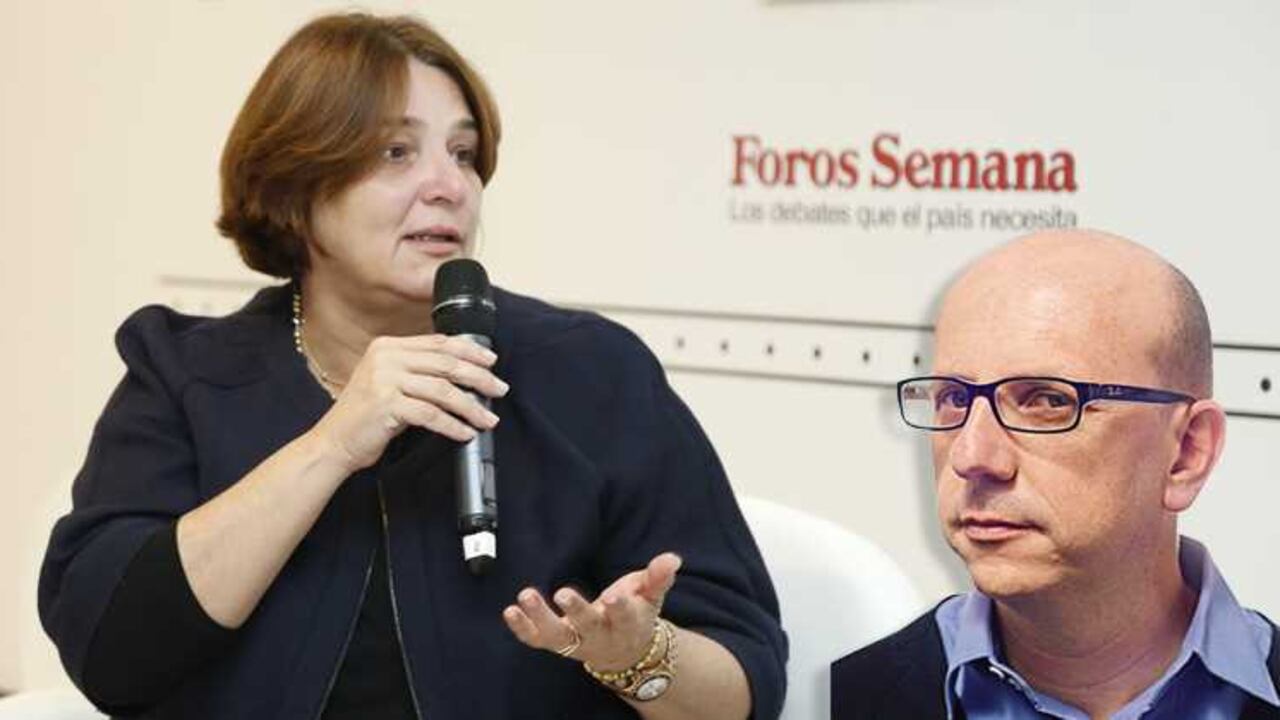 La ministra de cultura, Mariana Garcés durante el foro Gran Debate de la Cultura en Colombia.