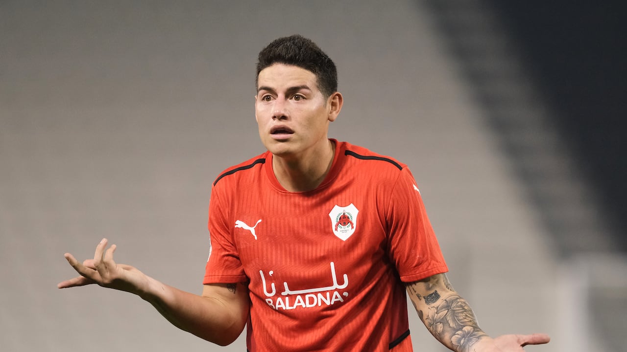 Marcó cinco goles en la temporada con el club catarí.