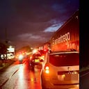 Bloqueo vía Barranquilla - Santa Marta