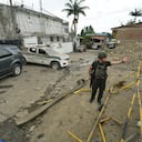 Ataque a estación de policía de Morales cauca por parte de disidencias de las FARC