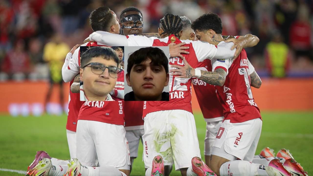 Jugadores de Santa Fe en la previa de un clásico ante Millonarios / Jaime Esteban Moreno