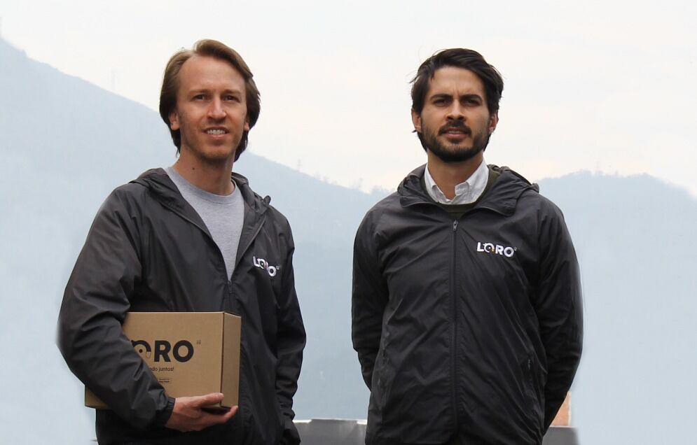 Juan Saravia y Camilo Tobón, cofundadores de Loro.
