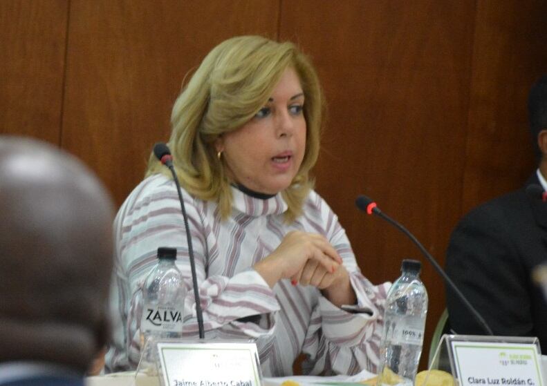 Clara Luz Roldán, gobernadora del Valle del Cauca.