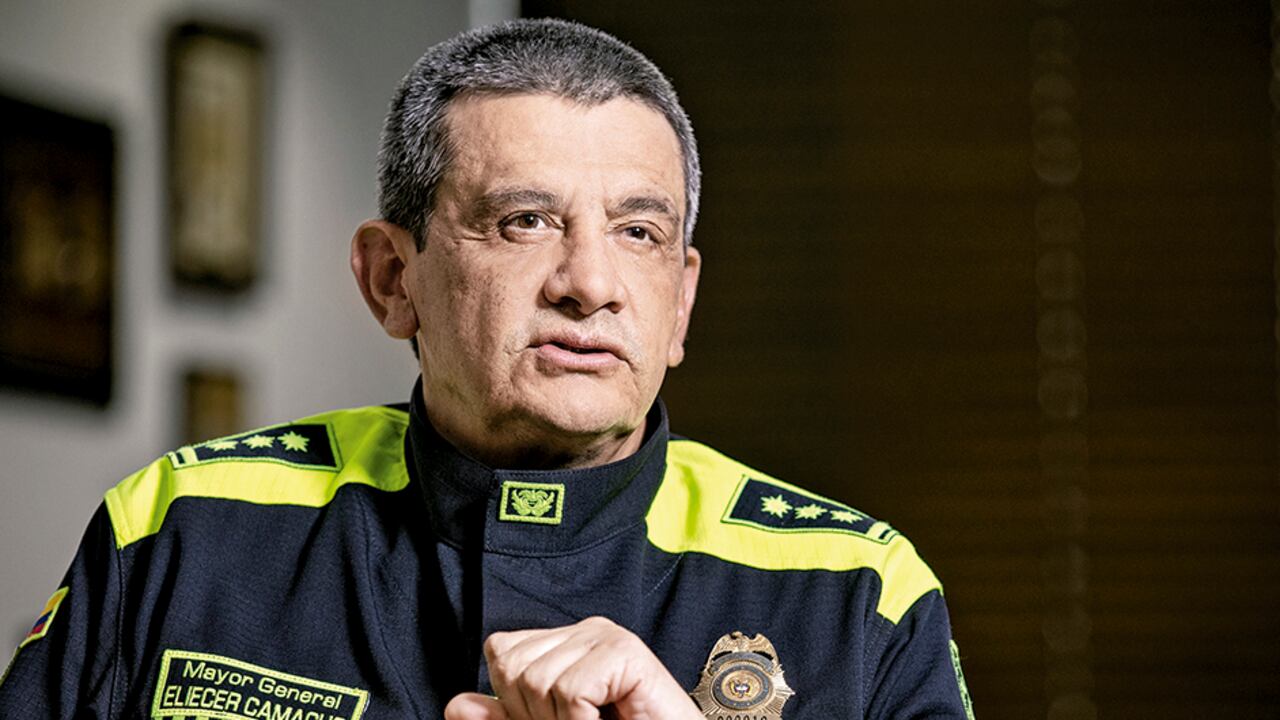 Comandante de la Policía Metropolitana de Bogotá, general Eliécer Camacho.