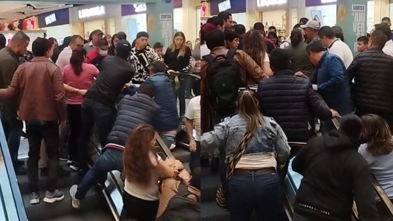 Decenas de personas ayudaron para liberar al perrito.