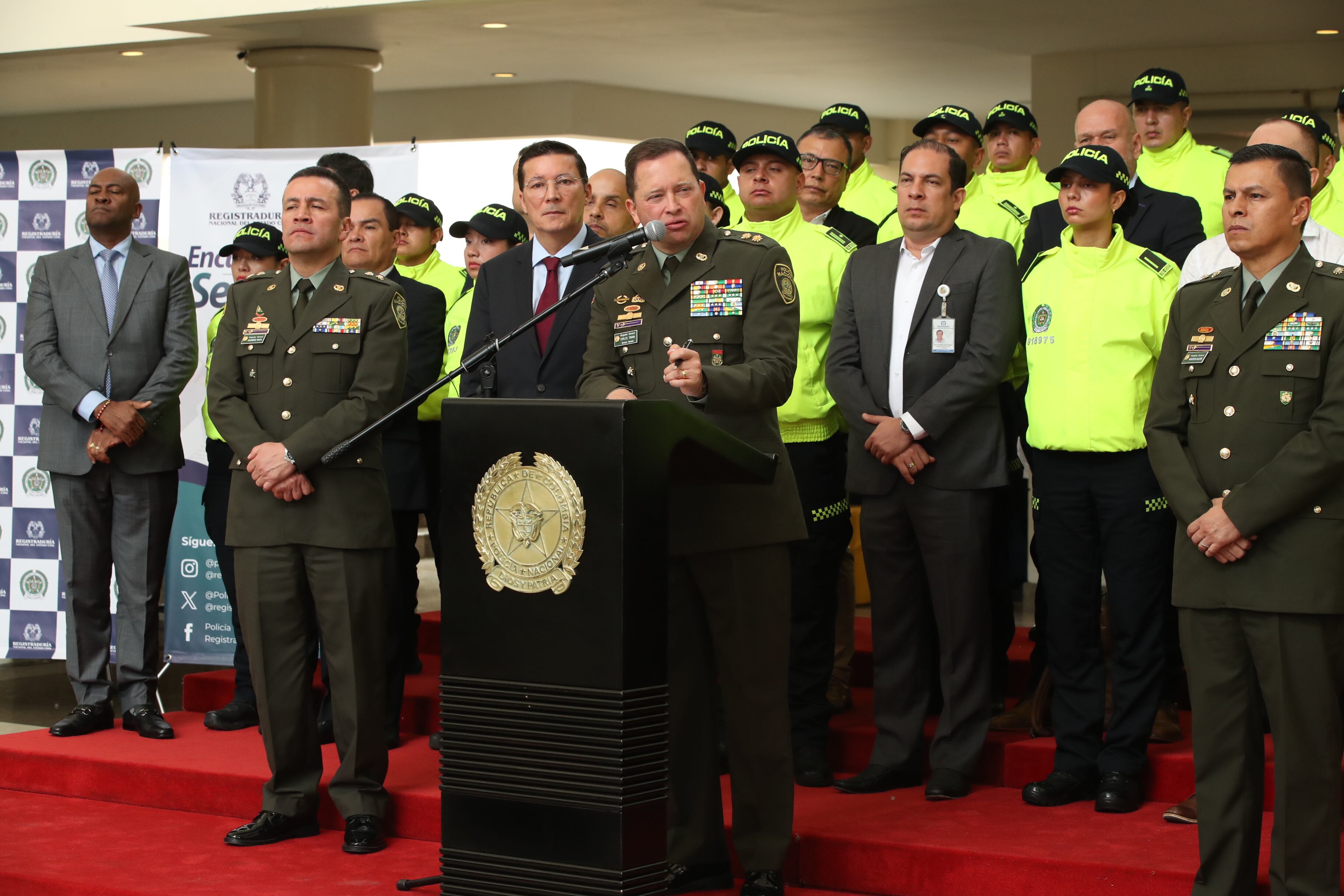 Rueda de prensa medidas de seguridad elecciones