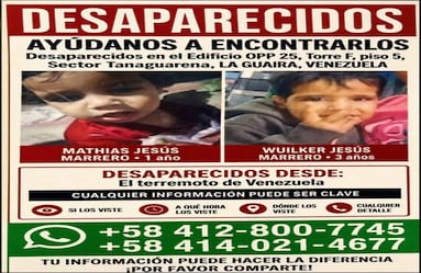 Si tiene información, por favor, comunicarse a los números compartidos o difundir para llegar a más personas.