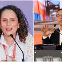 María Constanza García y William Camargo, exministros de Transporte.