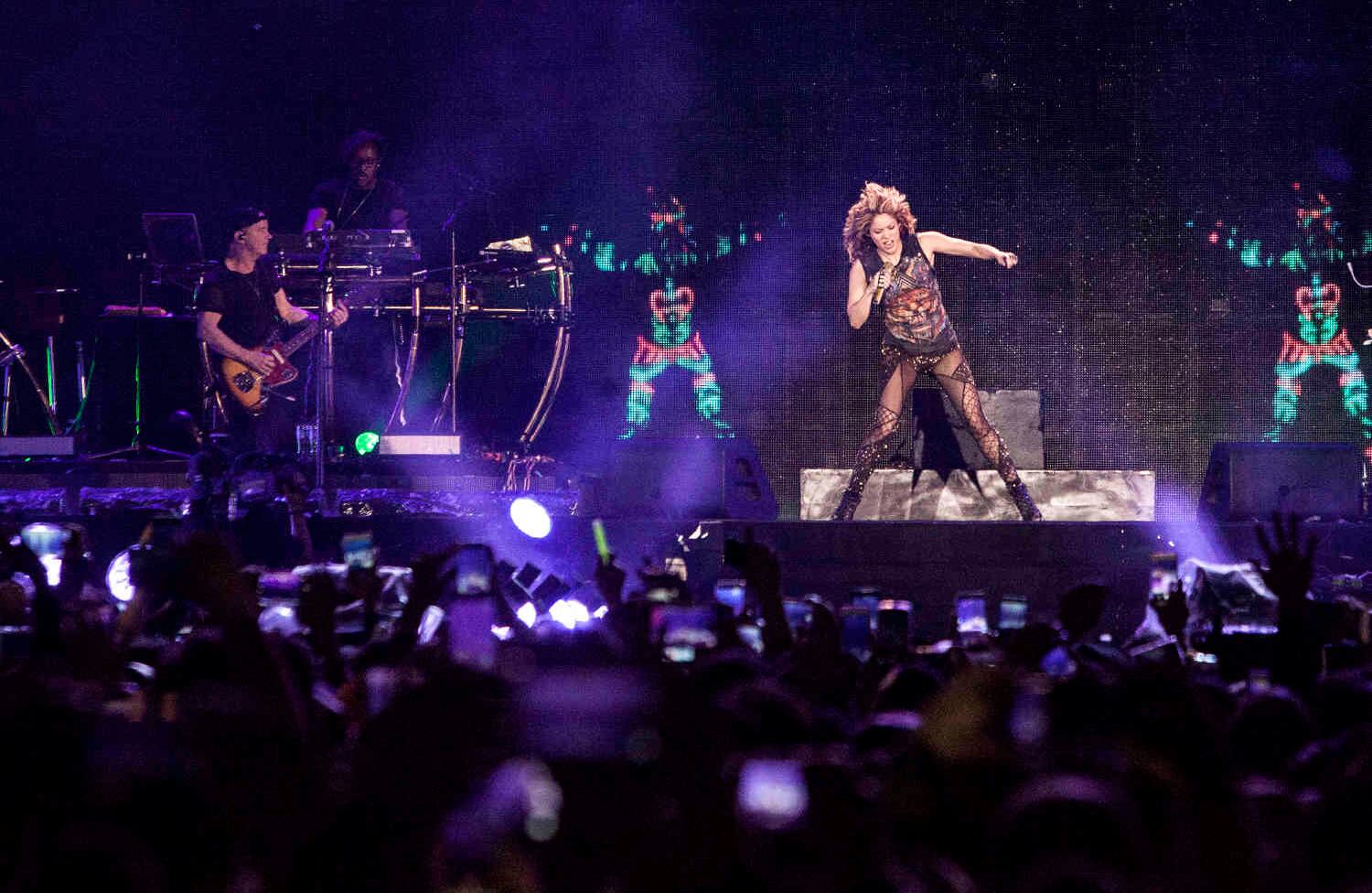 Shakira interpretó 24 de sus más grandes éxitos. Foto: Diana Rey Melo