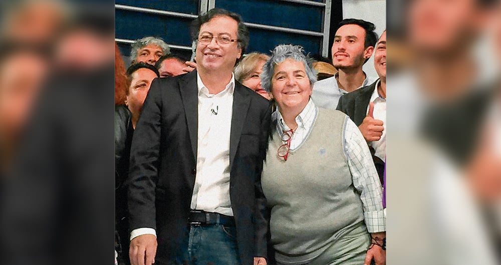 Adriana Mejía es una férrea defensora del presidente Gustavo Petro.