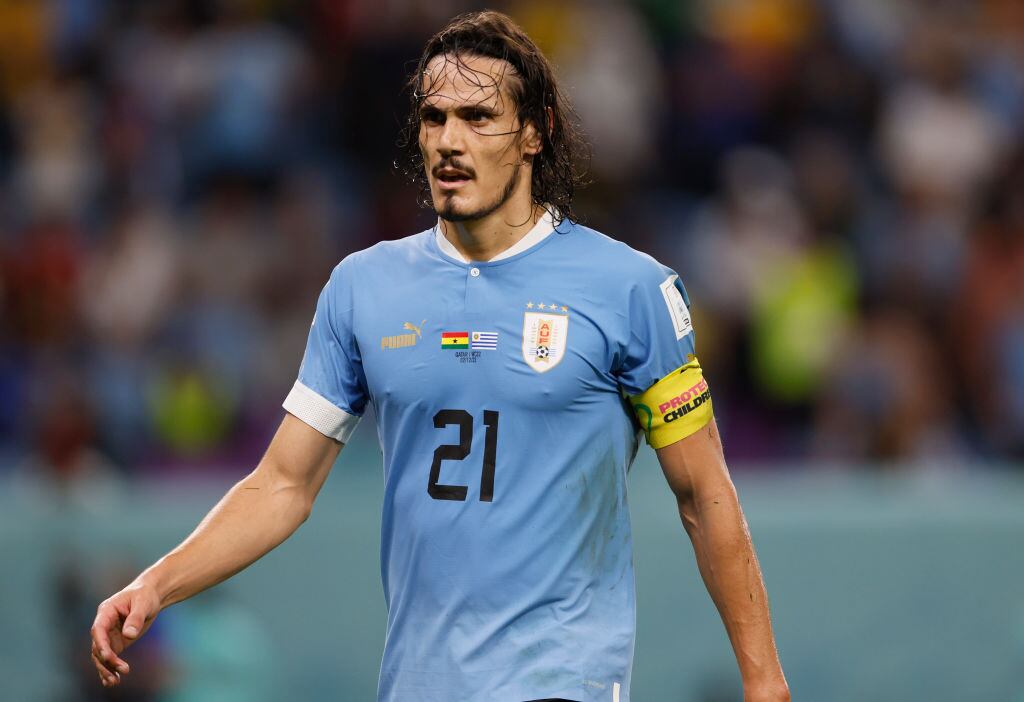 Edinson Cavani, delantero de la Selección Uruguay.
