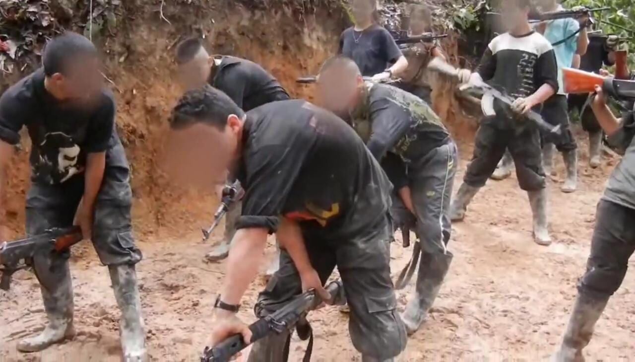 Reclutamiento de menores por parte de las Farc
