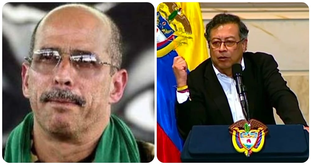 Simón Trinidad y Gustavo Petro