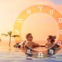 Fotografía conceptual de una pareja feliz con una combinación astrológica perfecta y compatibilidad amorosa entre los signos del zodíaco. Foto: Getty Images.