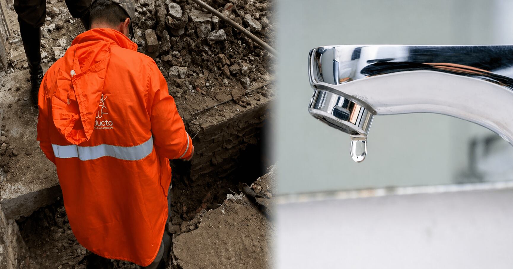 Cortes de agua este jueves, 23 de abril, en 7 localidades y más de 50 barrios.