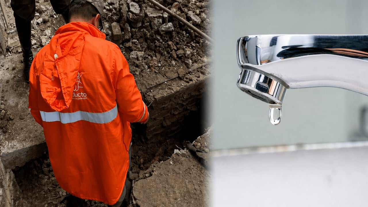Cortes de agua este jueves, 23 de abril, en 7 localidades y más de 50 barrios.