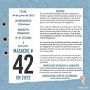 Masacre número 42 en Villagarzón, Putumayo.