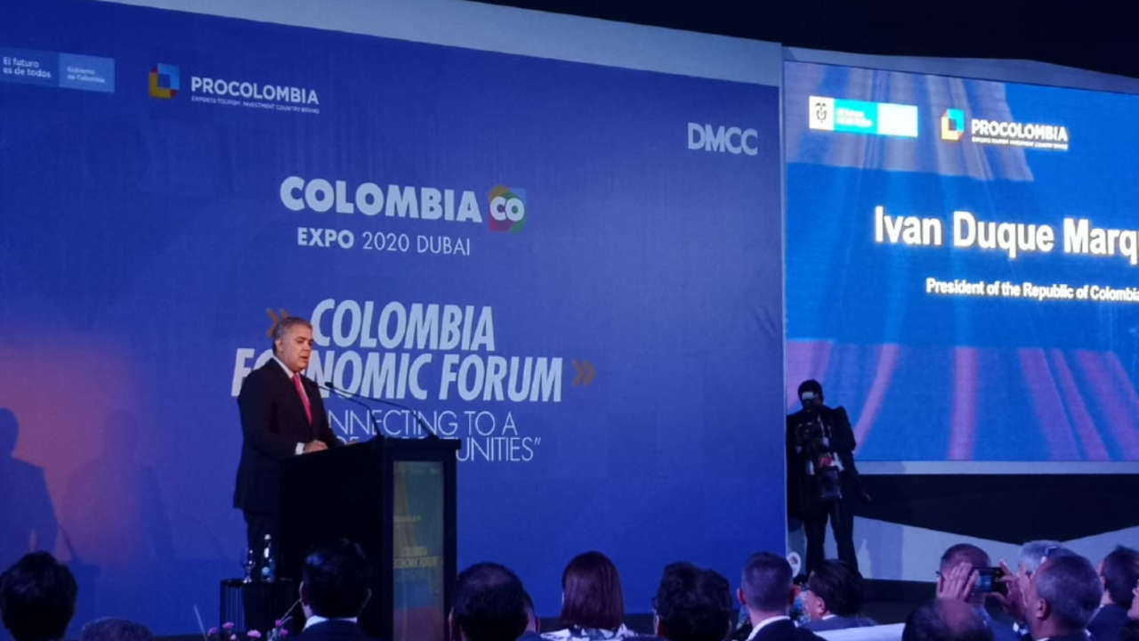 Iván Duque en Dubái.