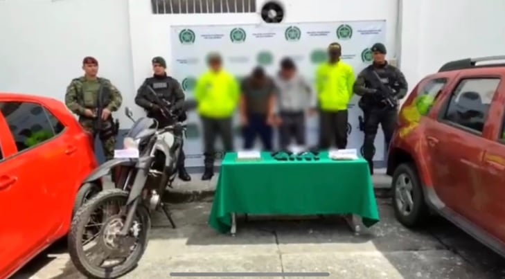 Autoridades capturaron a diez integrantes de peligrosas bandas delincuenciales en Tuluá, Valle.