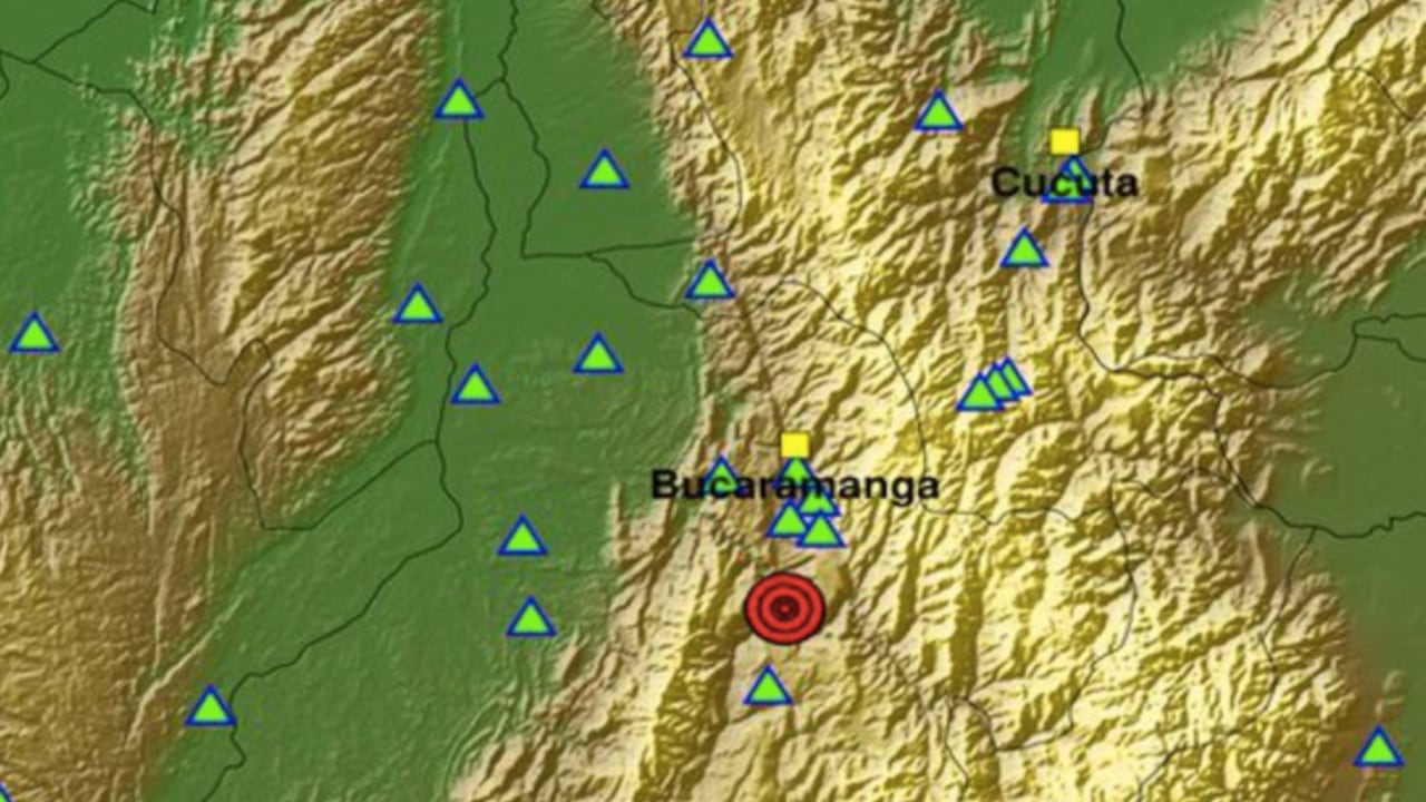 Temblor en Colombia hoy viernes, 14 de noviembre.