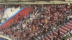 Distrubios en el estadio Metropolitano durante el Junior vs Bucaramanga