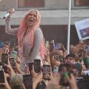 Karol G se presenta en "Today" de NBC en Rockefeller Plaza el 30 de junio de 2023 en la ciudad de Nueva York. (Foto de NDZ/Star Max/GC Images)