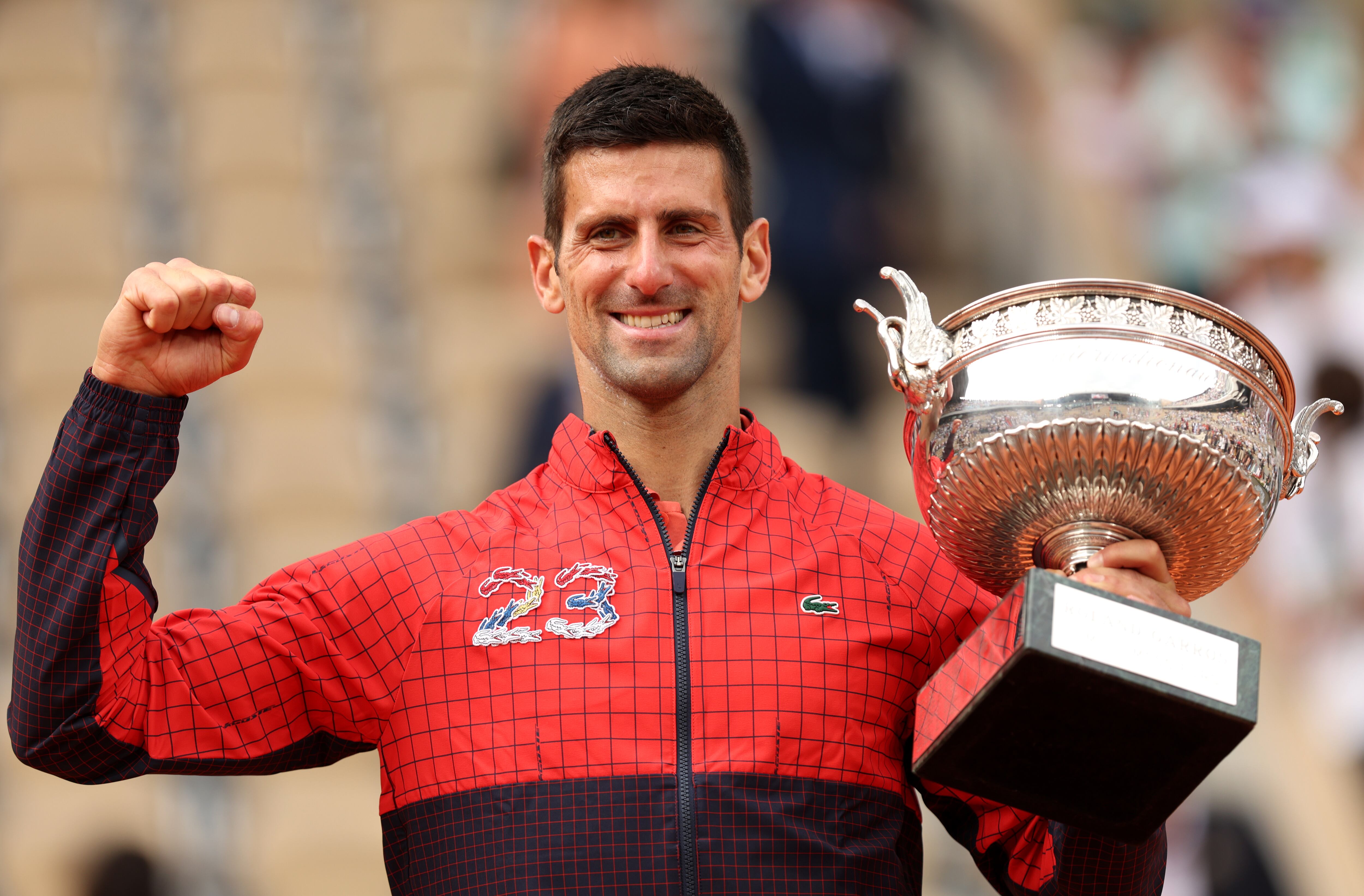 Novak Djokovic, ganador del Roland Garros.