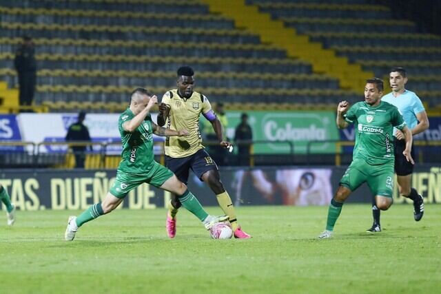 Imagen del último partido entre Equidad y Águilas por la fecha 18 de la Liga BetPlay 2023-ll.