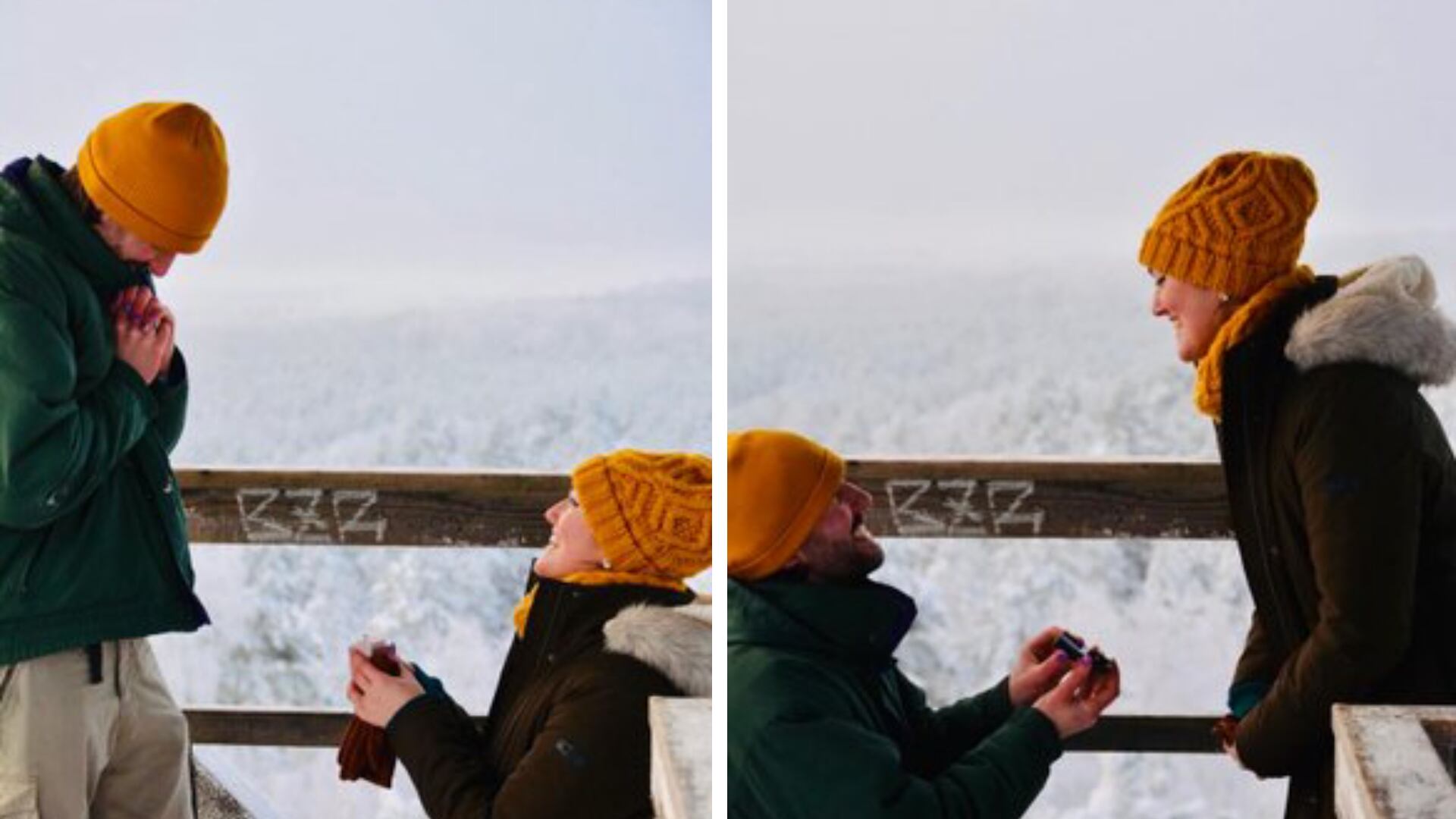 Video | Esta pareja vivió un momento muy curioso, ni ellos se lo podían creer