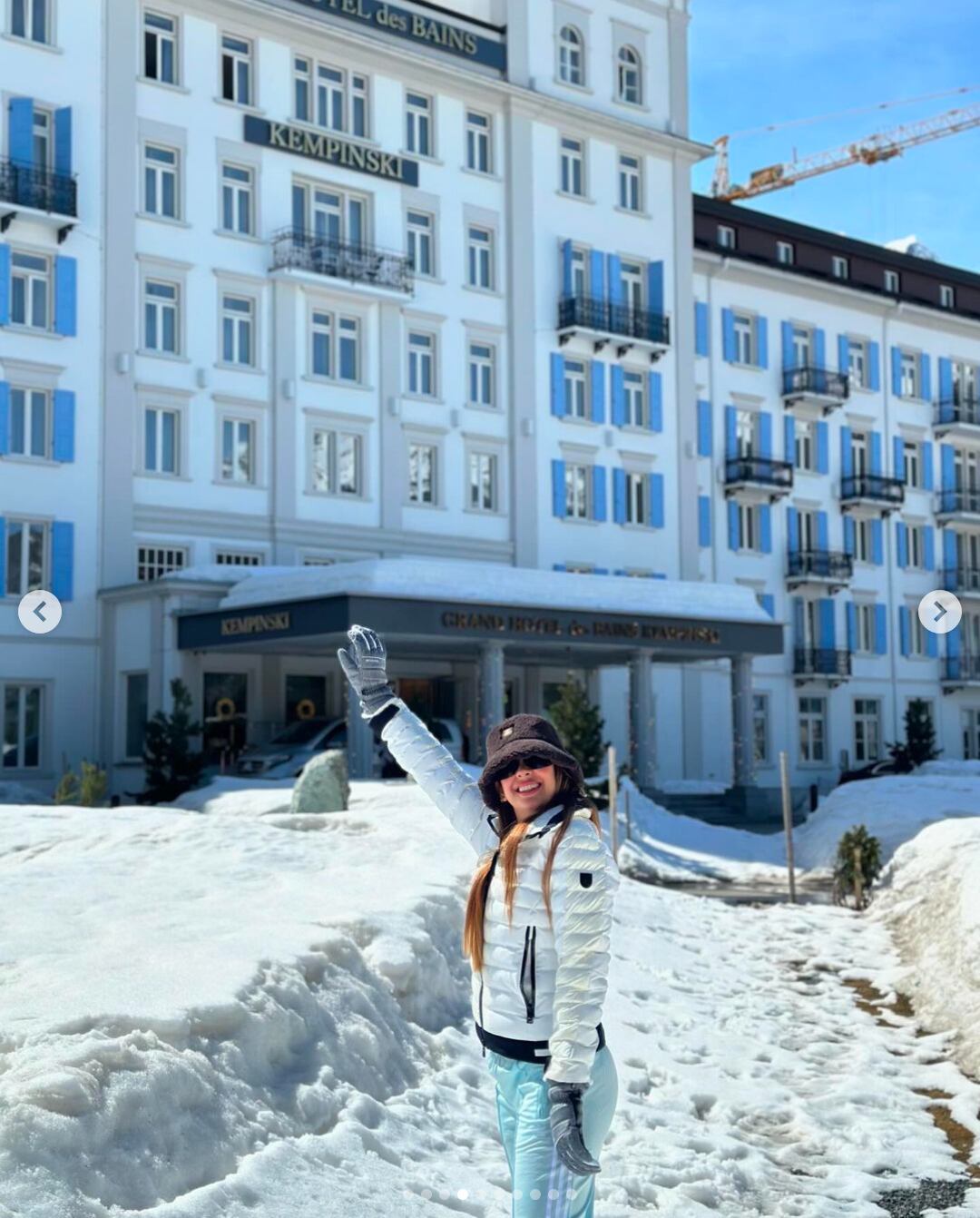 Melissa Barrios en Suiza.