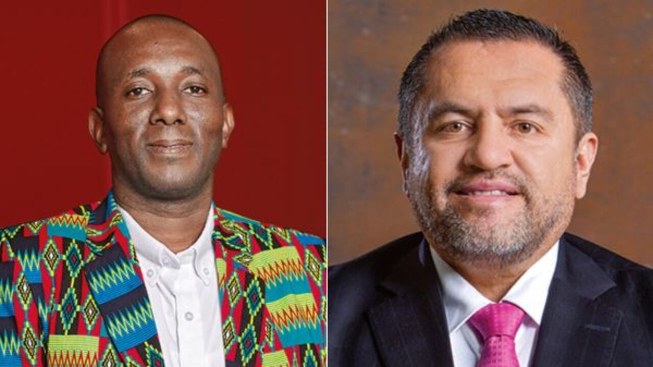 Paulino Riascos y el fallecido exsenador Mario Castaño.