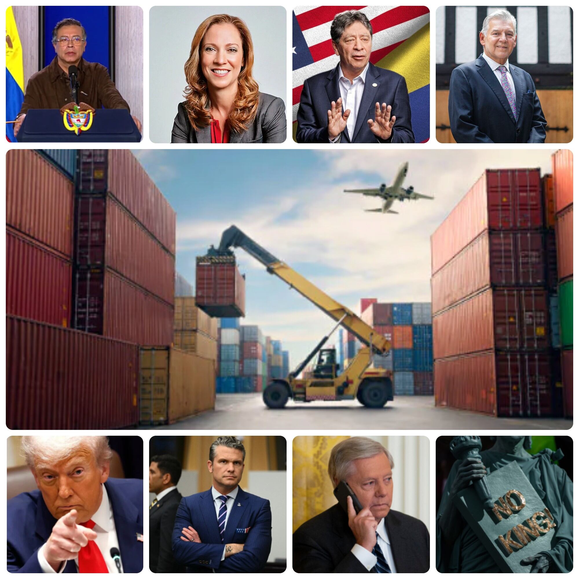 La fuerte tensión diplomática entre Estados Unidos y Colombia preocupa al sector privado colombiano, que responde a mensajes de funcionarios estadounidenses.