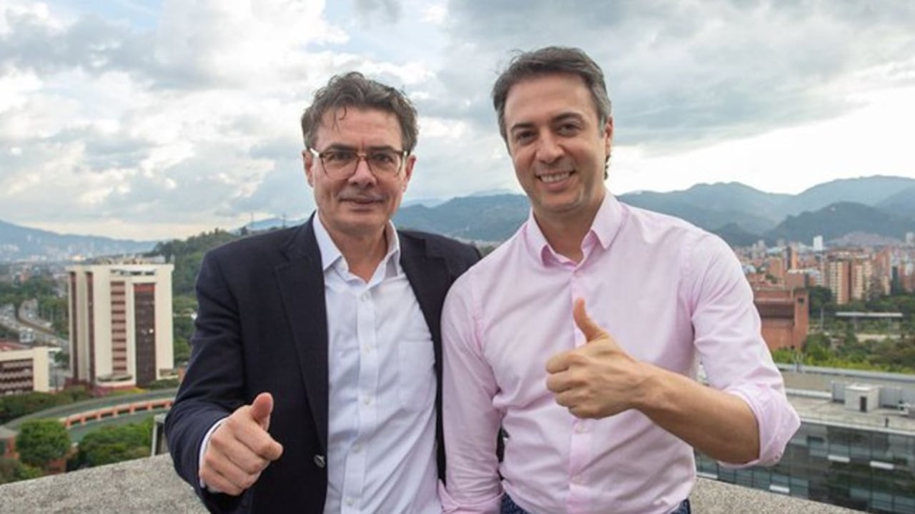 Daniel Quintero y Alejandro Gaviria se reunieron en Medellín.