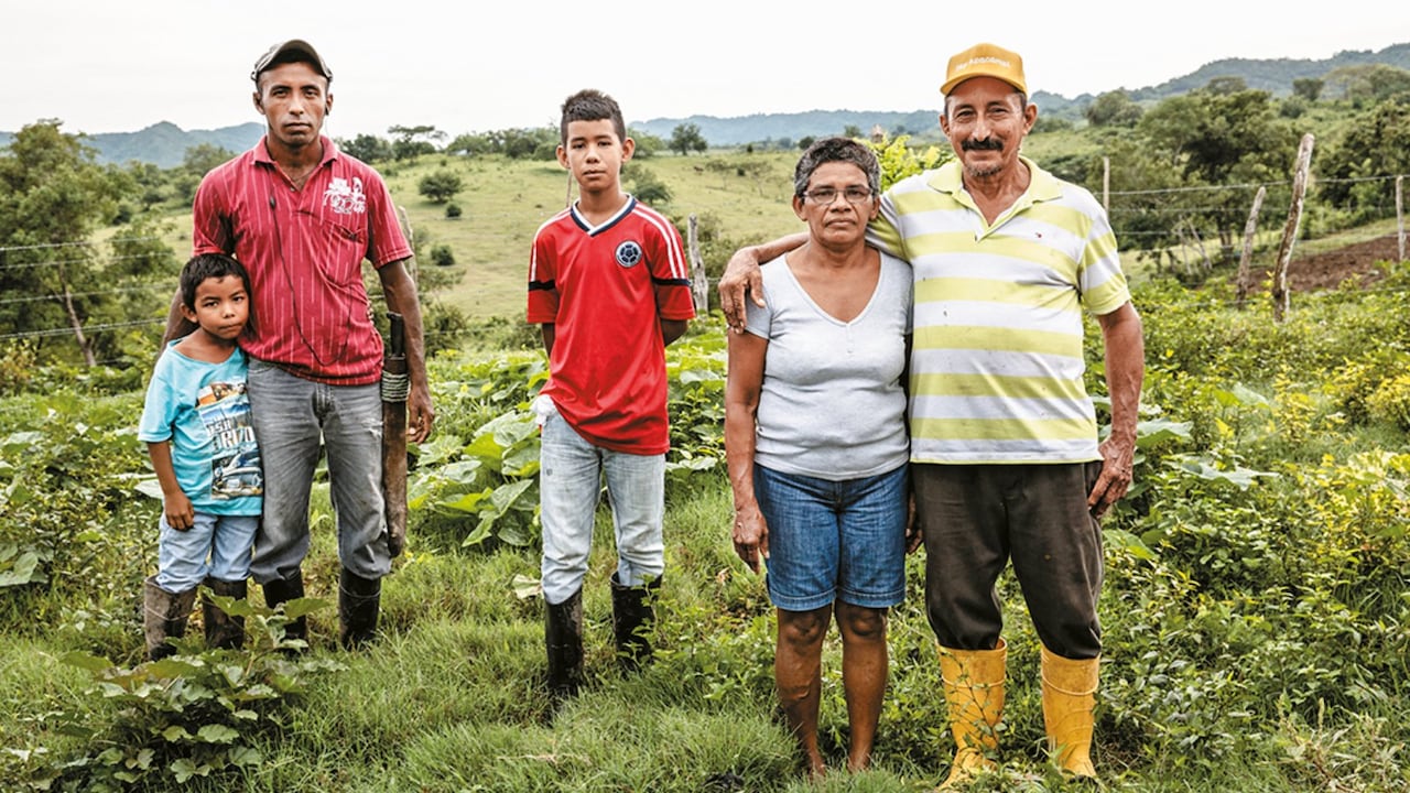 Campesinos de Colombia.