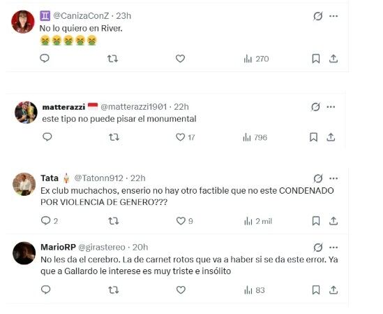 Hinchas de River reaccionan al rumor de Sebastián Villa.