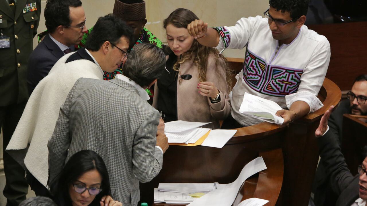 La plenaria del Senado aprobó la reforma pensional en segundo debate en la sesión del martes 23 de abril.