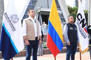 Registrador Alexander Vega en la apertura de las elecciones.